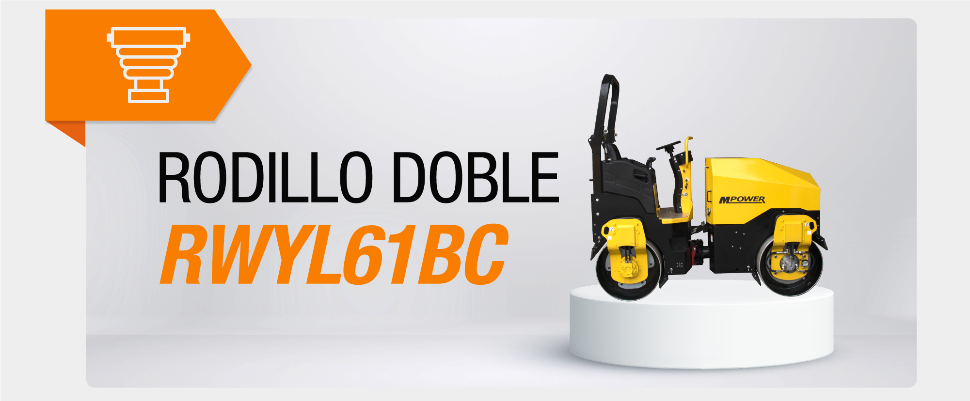 Rodillo doble con operador a bordo RWYL61BC - 2026 CMP-013