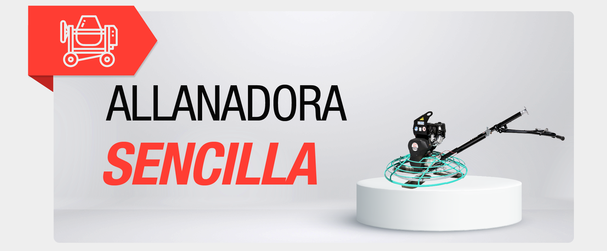 Allanadora de operador a pie (sencilla) J36H55 y B46H90 - CEMCOL - 2026 CON-007