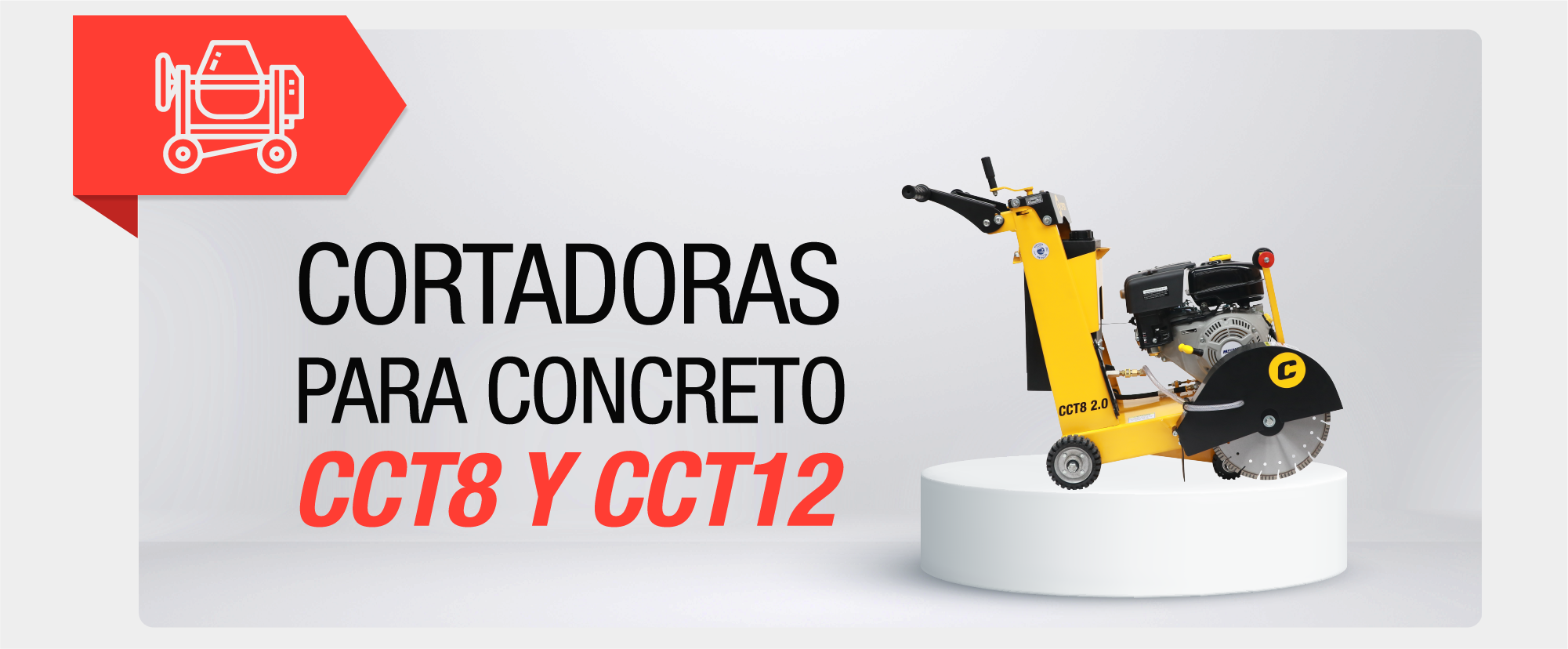 Cortadoras para concreto CCT8 y CCT12 - CEMCOL- 2026 CON-012
