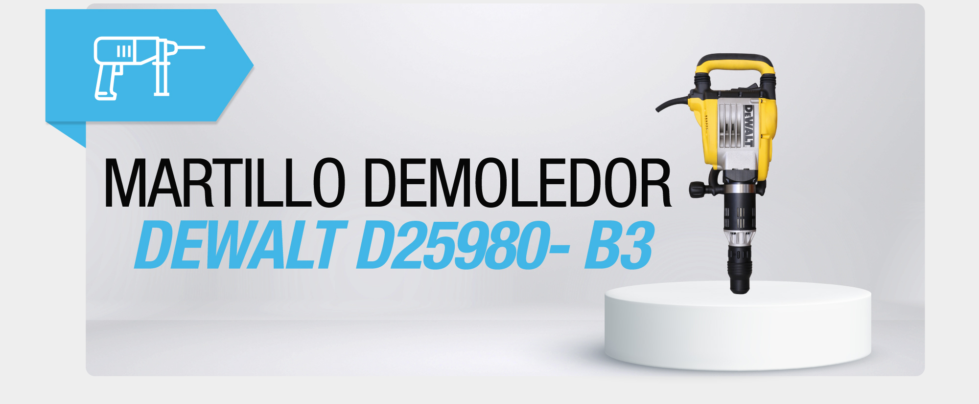 Martillo demoledor DeWalt D25980- B3 - 2024 HEE-002